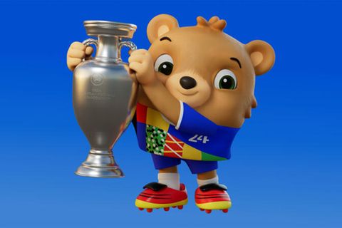 Was soll man sagen? Der kleine Bär ist das EM-Maskottchen