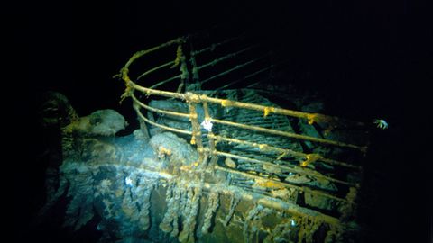 Die "Titan" sollte zum Wrack der "Titanic" hinabfahren