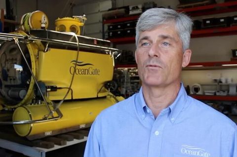 Stockton Rush ist als Expeditionsleiter an Bord der "Titan" und Gründer von Oceangate