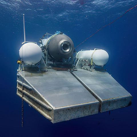 Das Tauchboot "Titan" unter Wasser