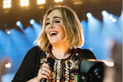 Die britische Sängerin Adele