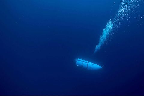 Das Tauchboot "Titan" der Firma Oceangate