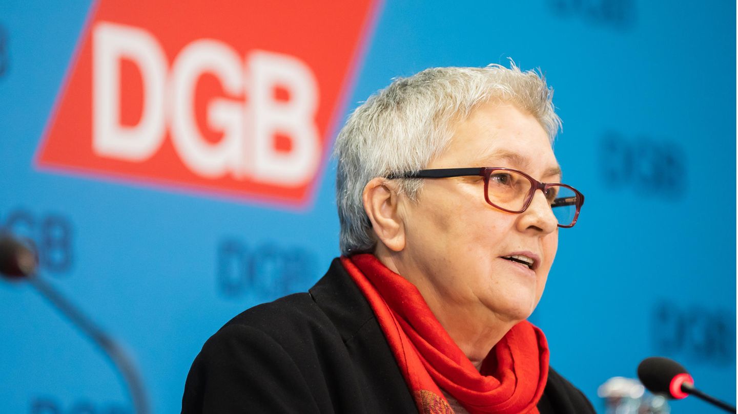 Elke Hannack, stellvertretende Vorsitzende des Deutschen Gewerkschaftsbundes