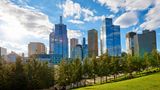 Die Skyline von Melbourne