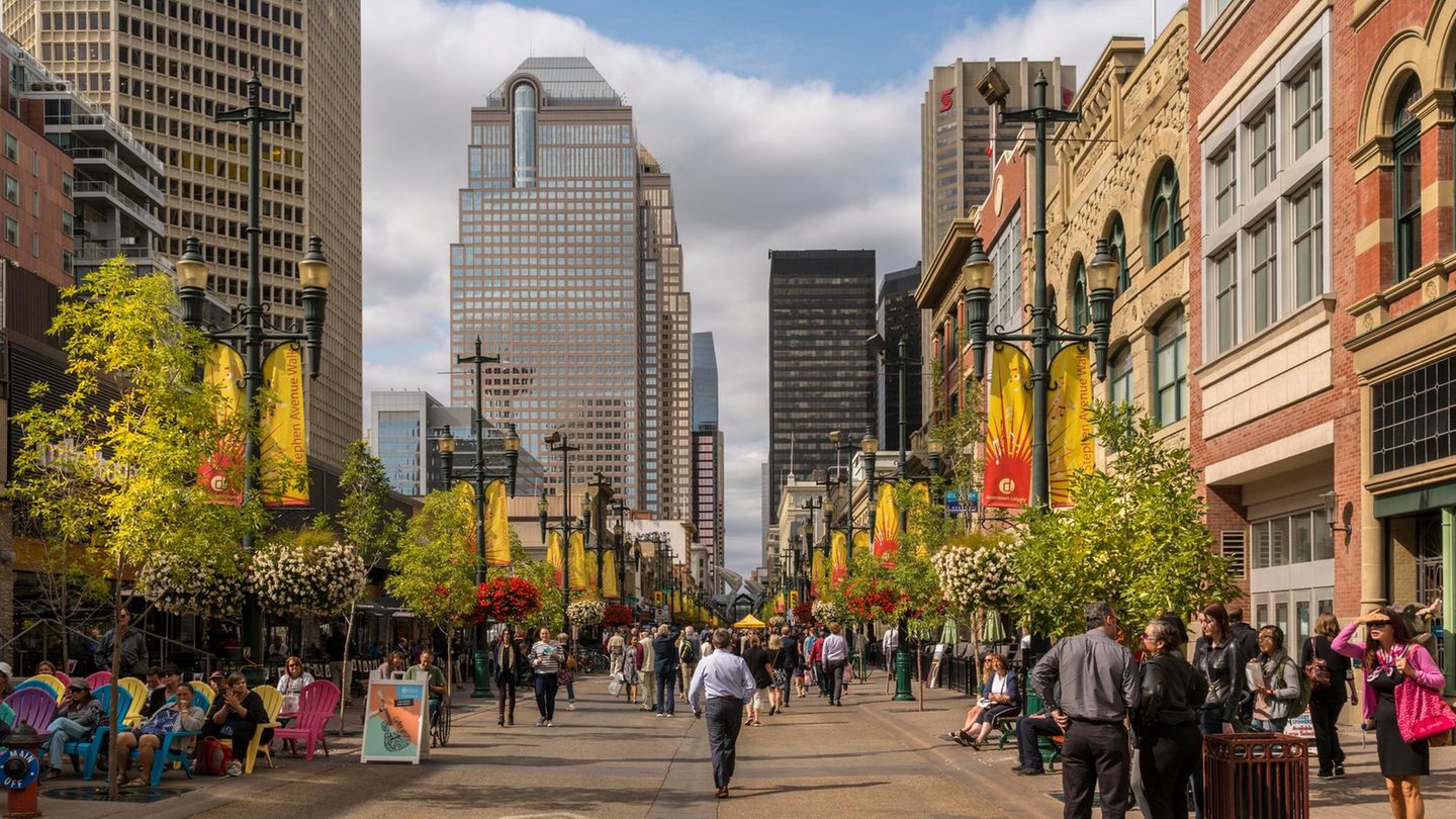 Blick auf Calgary