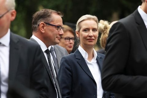 Die AfD-Vorsitzenden Tino Chrupalla und Alice Weidel