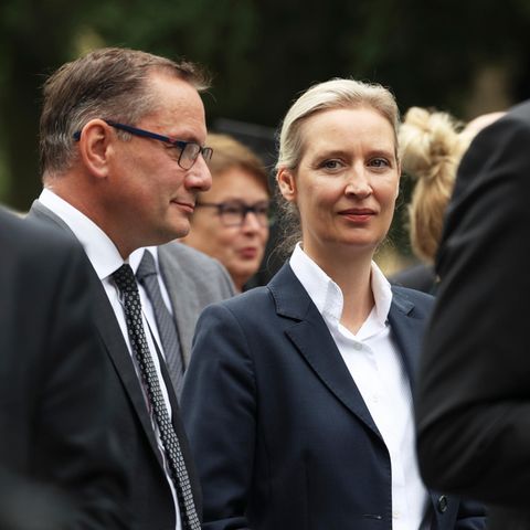 Die AfD-Vorsitzenden Tino Chrupalla und Alice Weidel