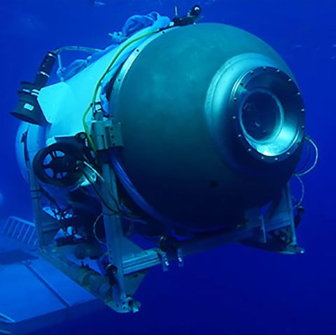 Das Tauchboot "Titan" unter Wasser