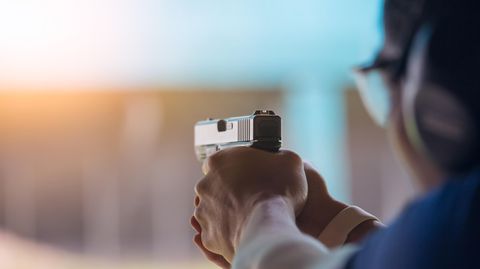 Schießübungen auf einem Schießstand: In Georgia nutzte ein Polizeirevier dafür Fotos einen Schwarzen als Zielscheibe.