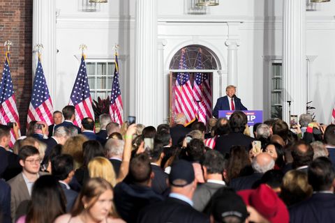 Donald Trump in Bedminster