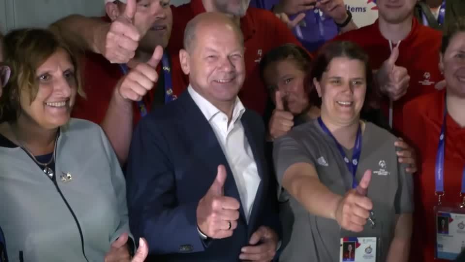 Video: Scholz bei den Special Olympics: "Mitmachen ist fast wichtiger als gewinnen"