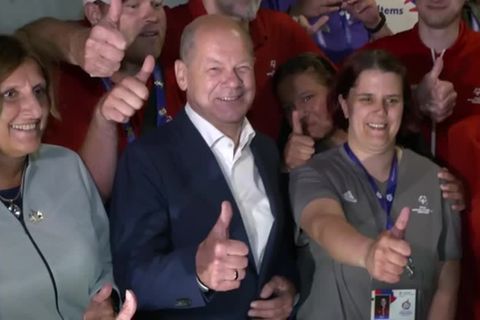 Video: Scholz bei den Special Olympics: "Mitmachen ist fast wichtiger als gewinnen"