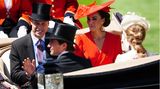 Das britische Königshaus ist Schirmherr des Pferderennens. Hier Prinz William und Prinzessin Kate.