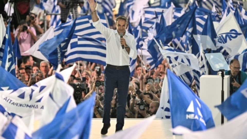 Griechenlands bisheriger Regierungschef Mitsotakis