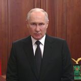 Putin tritt am Samstagvormittag vor die Fernsehkameras