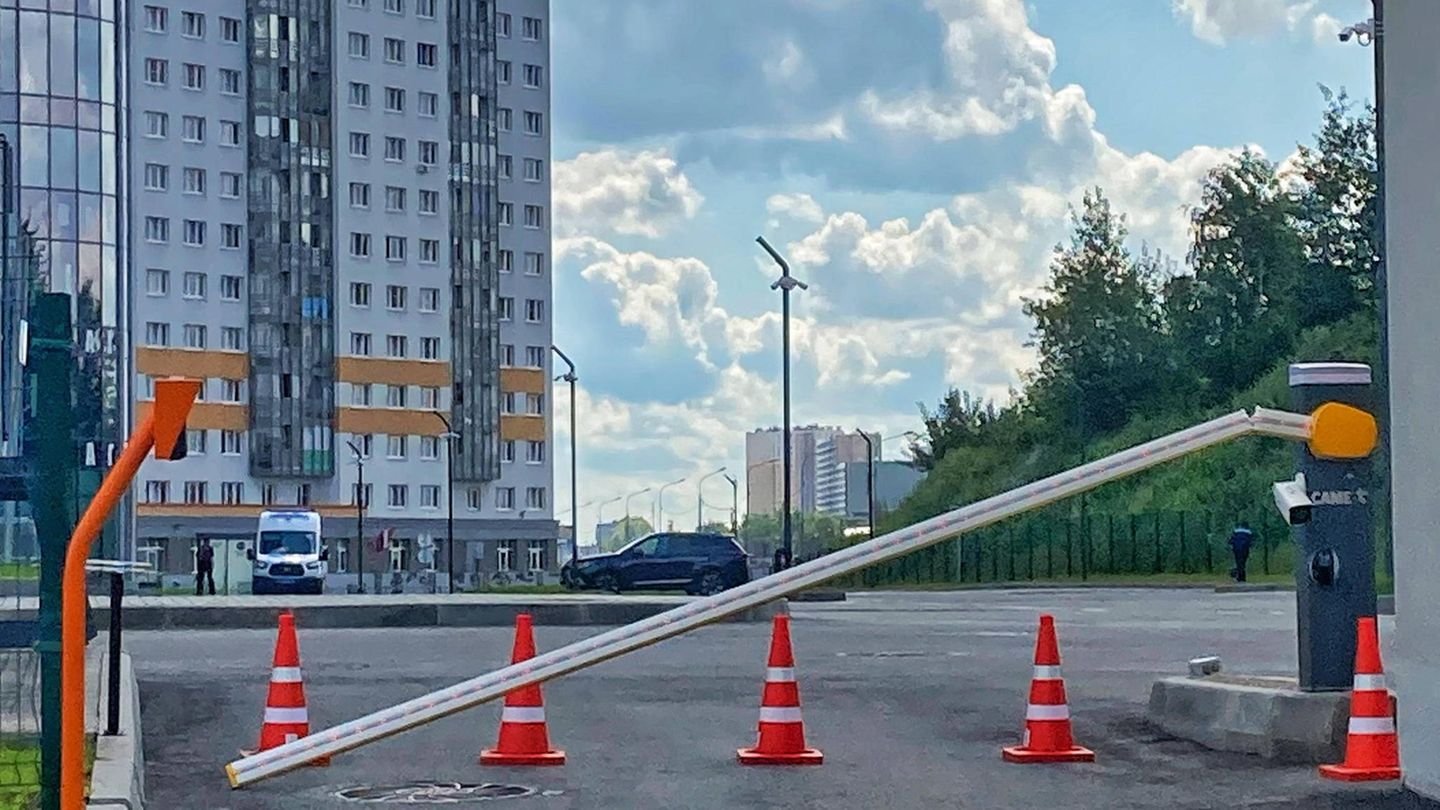 Blick auf das Zentrum der Wagner-Gruppe in St. Petersburg