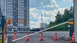 Blick auf das Zentrum der Wagner-Gruppe in St. Petersburg