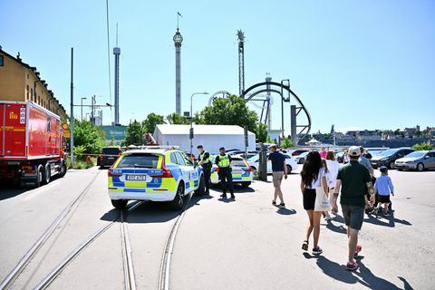 Der Freizeitpark wurde geräumt, um die Rettungsarbeiten zu erleichtern.