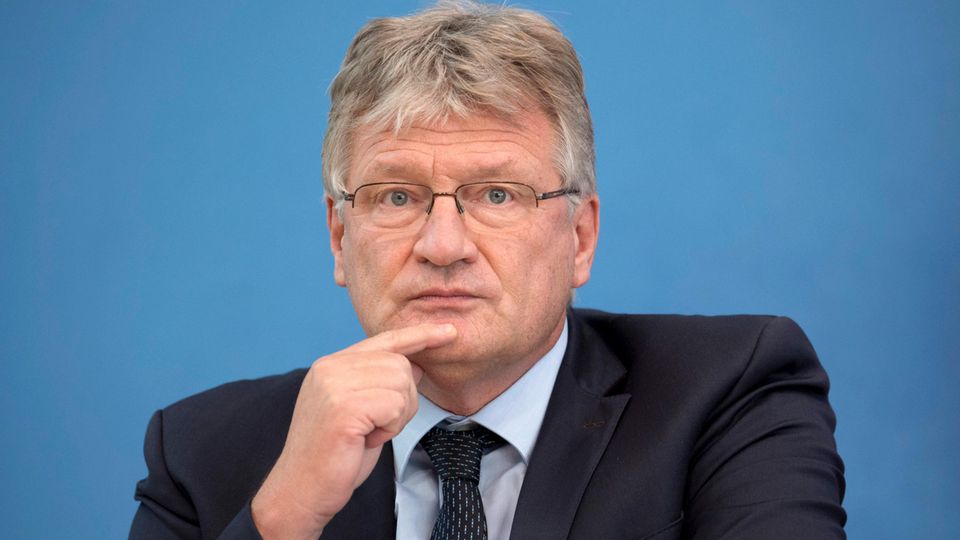 Jörg Meuthen 2021. Damals war er noch Bundessprecher der AfD