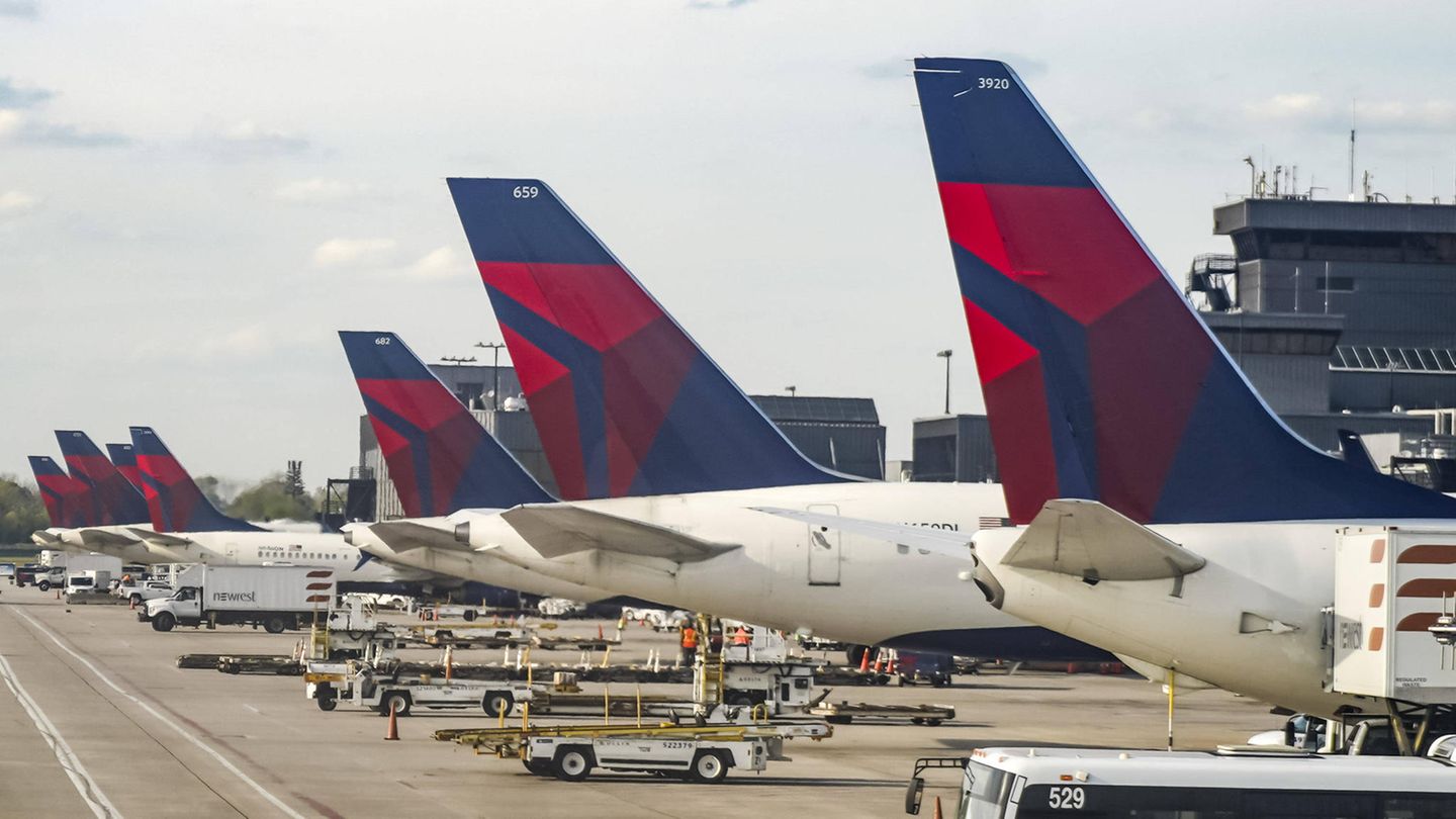 Flugzeuge der US-Airline "Delta"