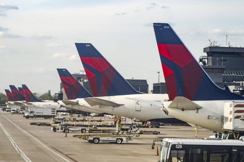 Flugzeuge der US-Airline "Delta"