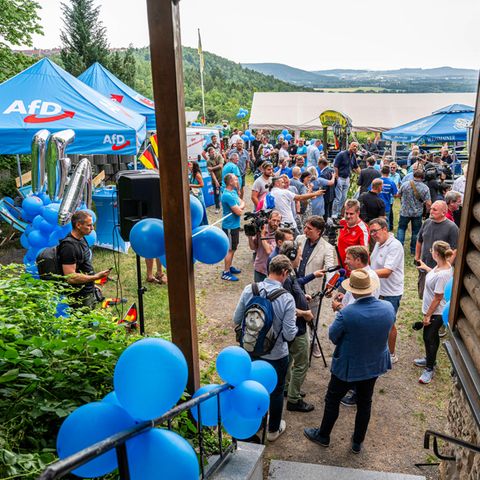 AFD treffen zur Wahl in Sonneberg