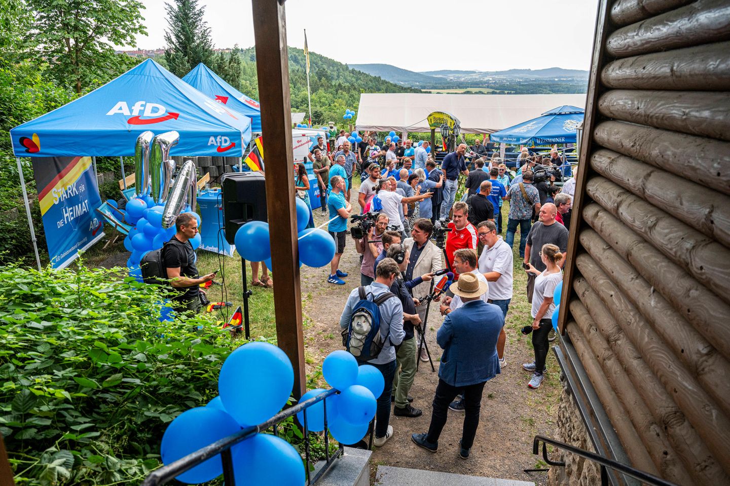 AFD treffen zur Wahl in Sonneberg