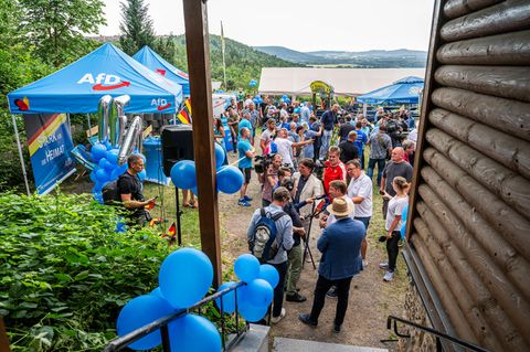 AFD treffen zur Wahl in Sonneberg