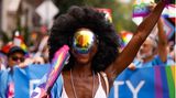 Pride Parade durch Midtown Manhattan, New York