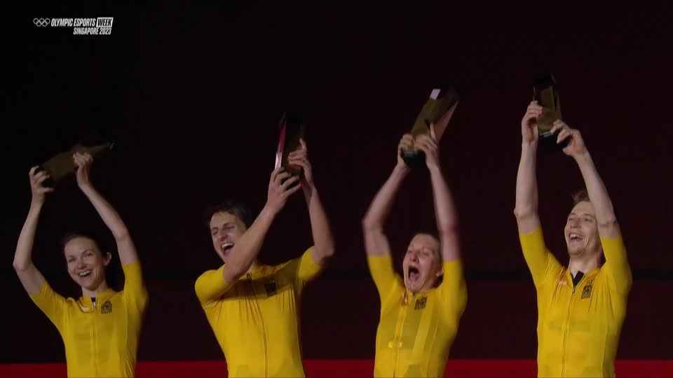 Video: Erstmals olympische Medaillen im E-Sport vergeben