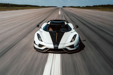 Der Koenigsegg Regera hat einen neuen Weltrekord auf einer Teststrecke aufgestellt