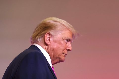 Ex-US-Präsident Donald Trump auf einer Wahlkampfveranstaltung