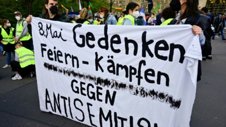 Kundgebung gegen Antisemitismus in Berlin