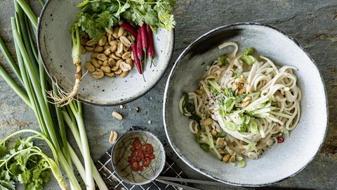 Und wenn mal was übrig bleibt – die Sesamnudeln schmecken auch kalt hervorragend!