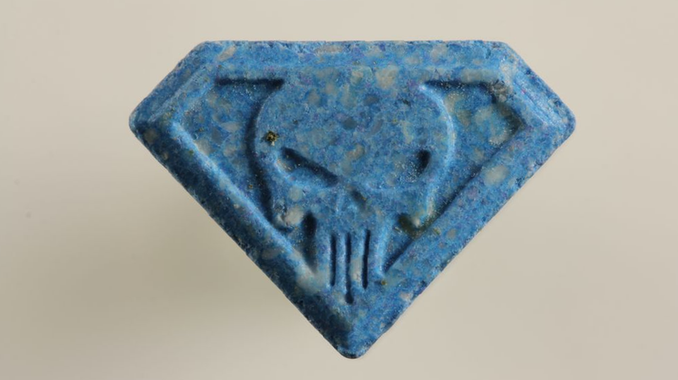 Aussehen der "Blue Punisher"-Pillen