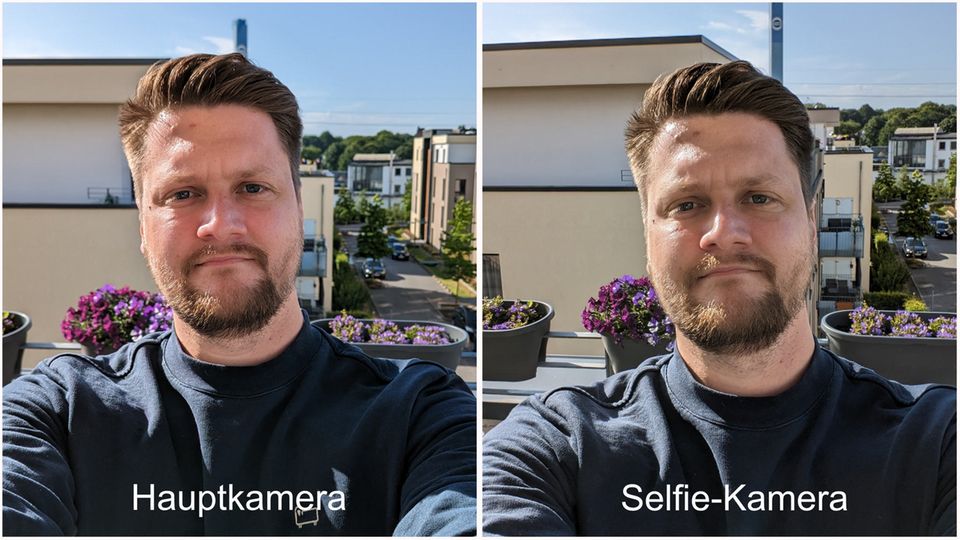 Vergleich Selfie Vergleich Selfie