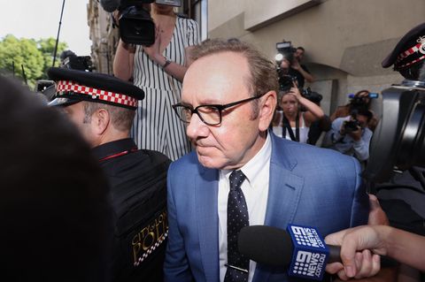 London: Der Schauspielers Kevin Spacey verlässt ein Gericht