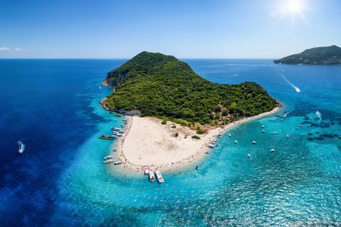 Die griechische Insel Marathonisi ist für Schildkröten-Fans ein Muss.