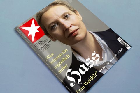 Alice Weidel auf der stern-Titelseite – die Reaktionen Das Cover des neuen stern mit Alice Weidel: "Was können Sie eigentlich außer Hass, Frau Weidel?"