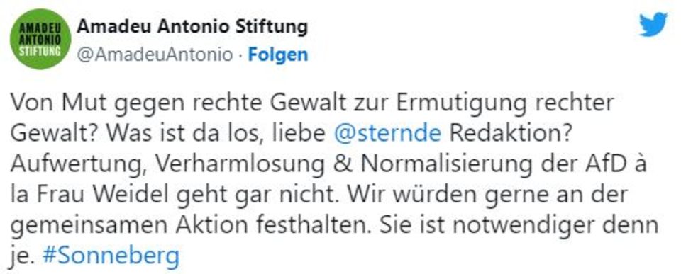 Heftige Diskussionen: Von "Man redet nicht mit Nazis" bis "Danke für die überfällige Debatte" – die Reaktionen auf das Weidel-Cover des stern Heftige Diskussionen: Von "Man redet nicht mit Nazis" bis "Danke für die überfällige Debatte" – die Reaktionen auf das Weidel-Cover des stern