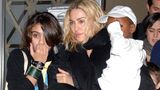 2008: Madonna mit Tochter Lourdes und Adoptivsohn David
