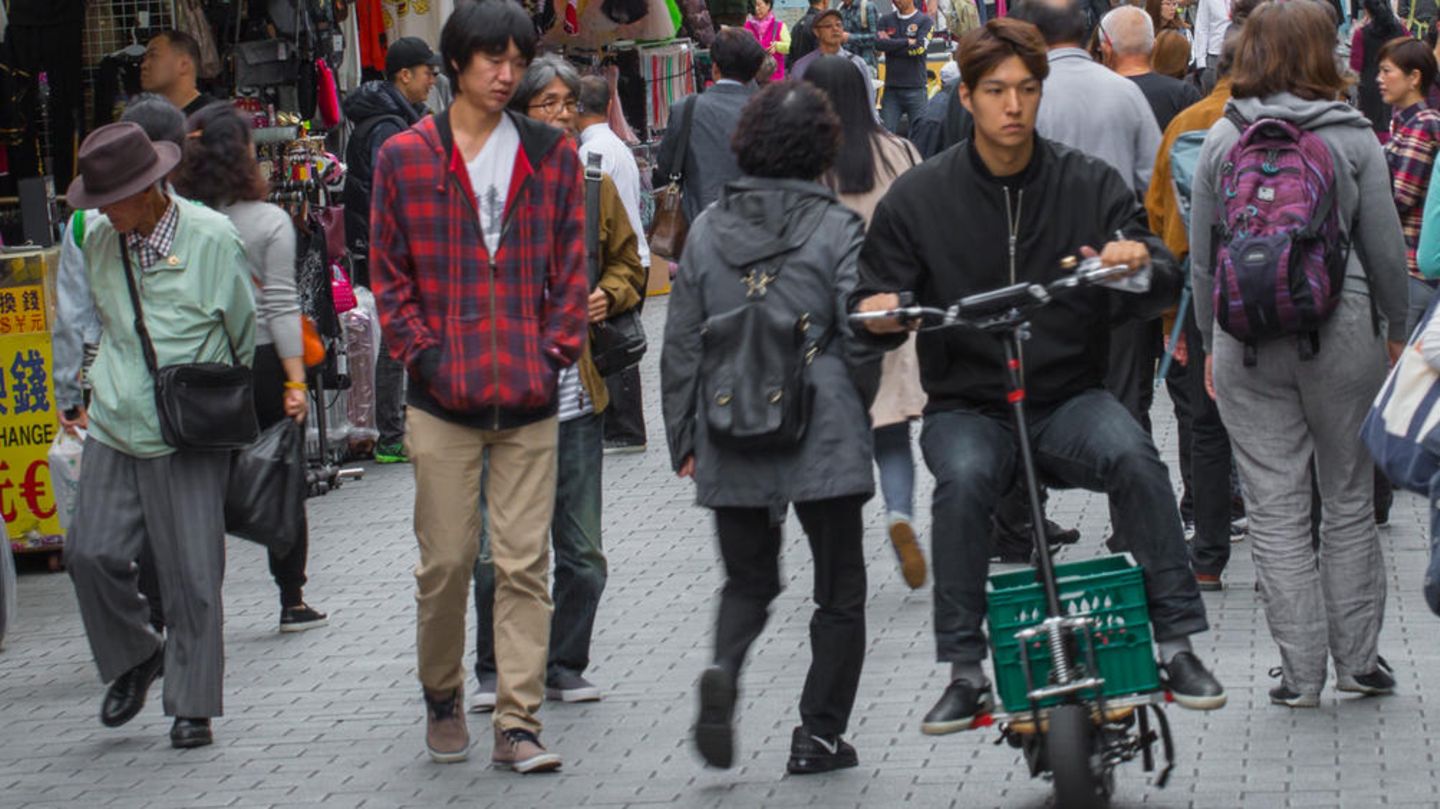 Menschen in Südkorea