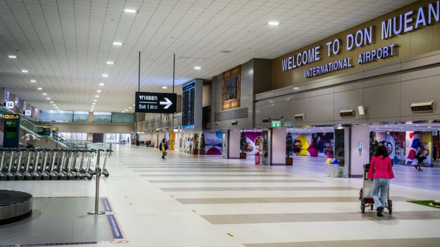 Der Flughafen Don Mueang in Bangkok