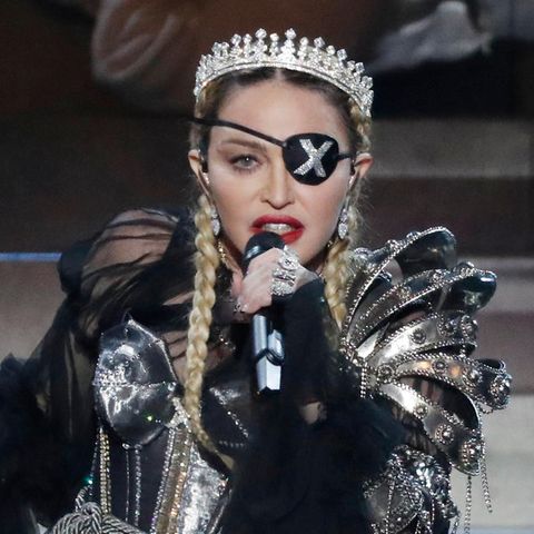 Madonna 2019 bei ihrem Auftritt während des "Eurovision Song Contests" in Tel Aviv