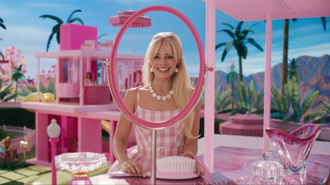 Margot Robbie in einer Szene des "Barbie"-Films.
