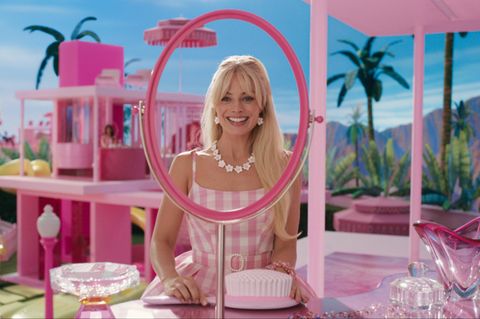 Margot Robbie in einer Szene des "Barbie"-Films.