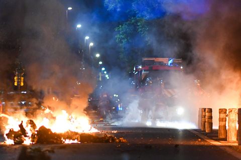 In der Nacht kam es in ganz Frankreich erneut zu Ausschreitungen