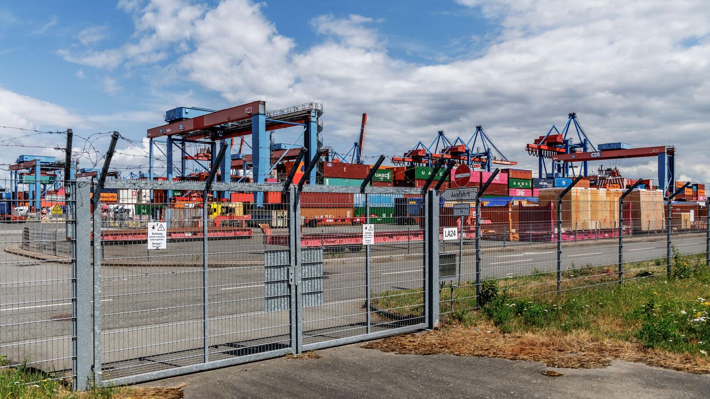 Suchen Banden nach Drogen?: Mysteriöse Einbruchsserie am Containerterminal Altenwerder: So rüstet der Hamburger Hafen jetzt auf
