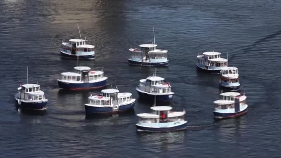 Video: Fähren-Ballett zum Kanada-Tag