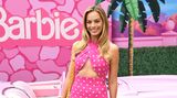 Margot Robbie be einen Presse-Termin für "Barbie" in Los Angeles